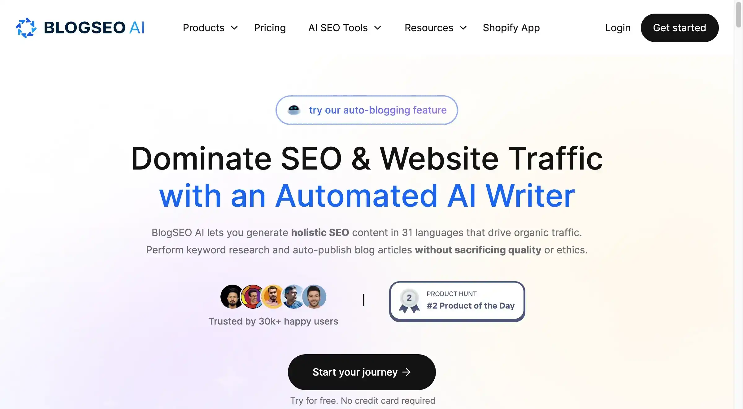 BlogSEO AI: The Best AI Writer for SEO and Blogging